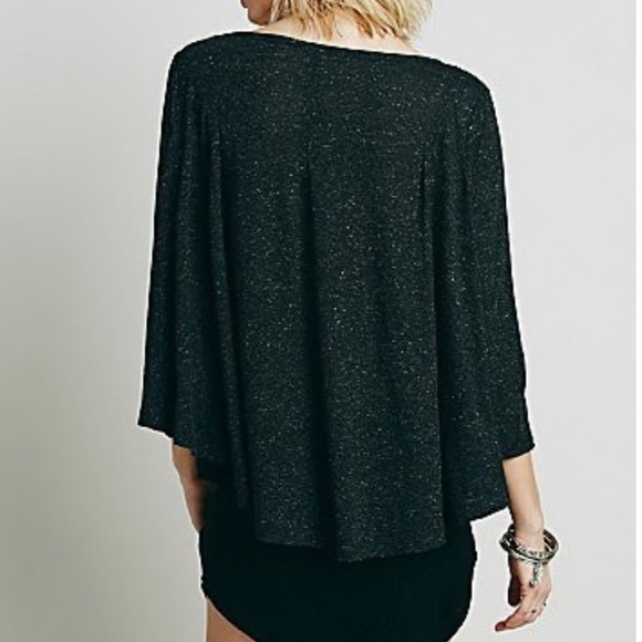 We the Free Free People Black Flax Top - Picture 2 of 3